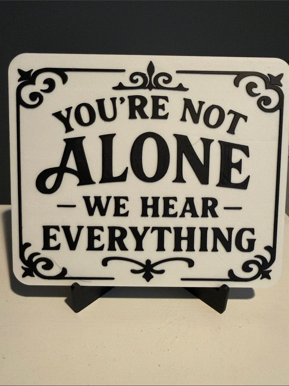 Black & White Bathroom Quote Coasters - Set of 6